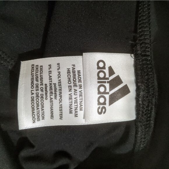 Adidas leggings Girl's Size Medium 10/12 - Picture 3 of 4